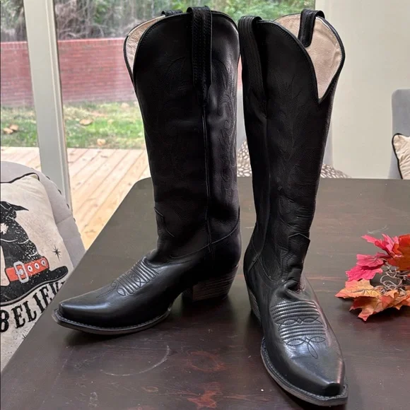 Freebird Woodland New without box Never Worn Black Western Cowboy Boots - Picture 4 of 7